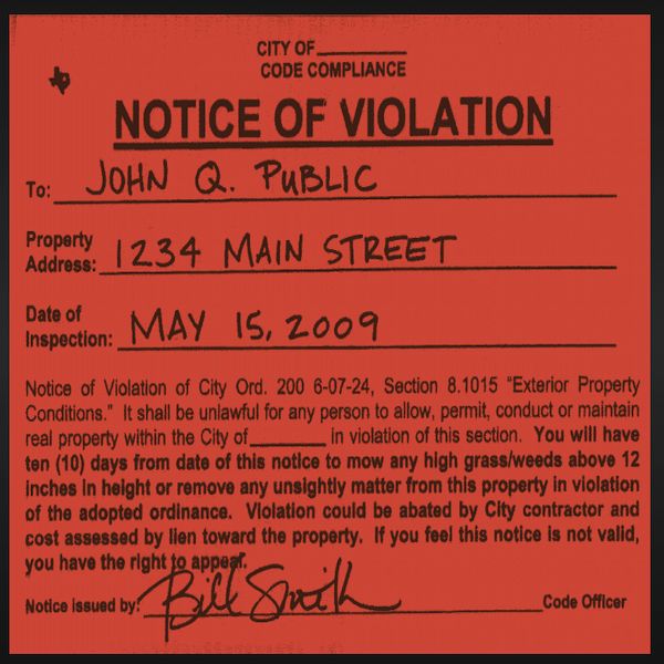 NYC DOB VIOLATION