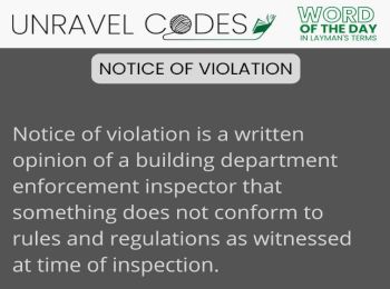 Notice of Violation